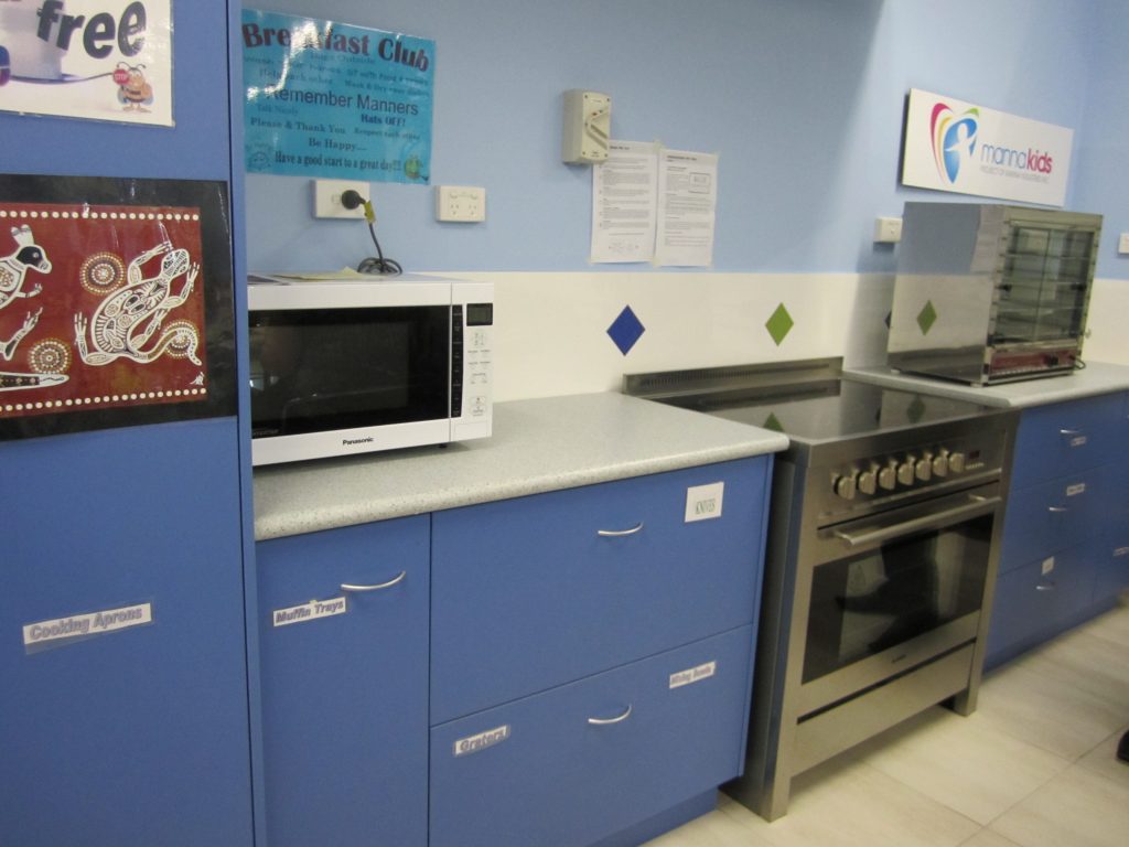 The completed kitchen at Maddington Primary School